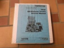 Used, Terex TR45 Rear Dump Rock Quarry Truck Hauler Shop Service Repair Manual for sale  Shipping to South Africa