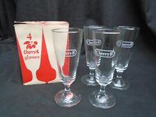 Retro cherry glasses for sale  TAMWORTH