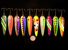 Pro King  Salmon Trout Walleye Trolling Spoons Downrigger Fishing Lures for sale  Shipping to South Africa