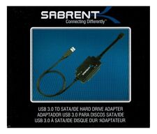 Adaptador de disco duro Sabrent USB 3.0 A SATA/IDE 2.5/3.5/5.25 PULGADAS segunda mano  Embacar hacia Mexico
