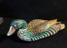 Wood bird mallard for sale  Shipping to Ireland