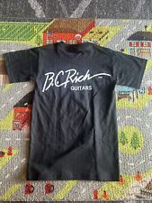 Camisa preta pequena vintage Bc Rich guitarra banda música anos 90 00 comprar usado  Enviando para Brazil