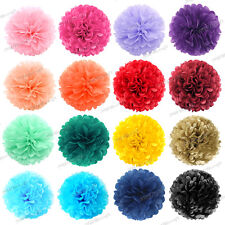 Tissue Paper Pompoms Pom Poms Flower Balls Fluffy Wedding Party Decoration for sale  Shipping to South Africa