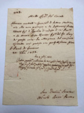 Antico documento pontificio usato  Italia