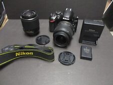 Kit de câmeras Nikon D3200 24.2mp lentes 18-55mm e 55-200mm excelente, muito limpo comprar usado  Enviando para Brazil