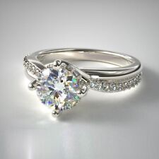 Engagement Ring 0.70 Ct Lab Created IGI GIA Round Cut Diamond Solid 950 Platinum for sale  Shipping to South Africa