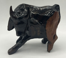 Vintage American Bison Buffalo Figurka Wysokiej jakości żywica około 4" wysokości na sprzedaż  Wysyłka do Poland