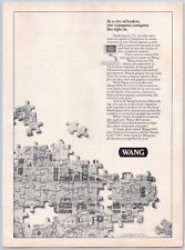 Usado, Wang Systems 1985 anuncio gobierno federal sistemas informáticos red tecnológica vintage segunda mano  Embacar hacia Argentina