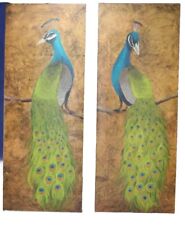 Lot peacocks canvas for sale  Ellsworth