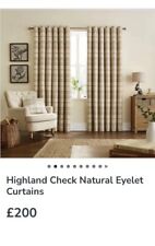 Pair dunelm highland for sale  Shipping to Ireland