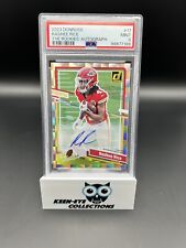 RASHEE RICE 2023 DONRUSS THE NOVATOS PLATEADO AUTO #17 PSA 9 JEFES NOVATO AUTO segunda mano  Embacar hacia Argentina