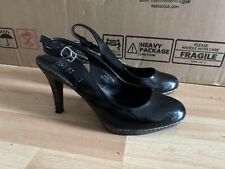 Black patent leather for sale  LOOE