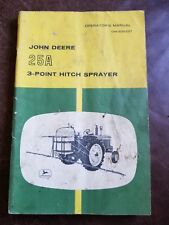 Vintage John Deere Straw 25A 3-Point Hitch Sprayer Operator's Manual OM-B25337 for sale  Melbourne