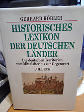 Historisches lexikon deutschen gebraucht kaufen  Hildesheim