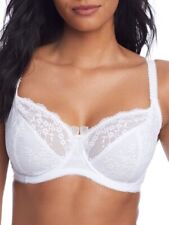 POUR MOI White Flora Side Support Underwire Bra, US 36J, UK 36GG, NWOT, used for sale  Shipping to South Africa