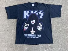 Usado, Camiseta concerto original "VINTAGE" KISS THE FAREWELL TOUR 1973 - 2000 - TAMANHO XXL comprar usado  Enviando para Brazil