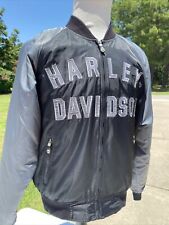 Harley Davidson Men’s  100th Anniversary Nylon Bomber Jacket Large USA for sale  Lexington