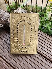 Messing thermometer ewiger gebraucht kaufen  Merxheim