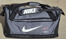 Bolsa de viagem UTEP Miners NCAA Team emitida cinza preta Nike jogador treinador exclusivo comprar usado  Enviando para Brazil