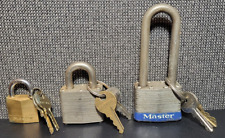 master nos vintage padlock for sale  Ashland