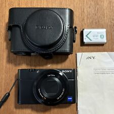 Câmera Digital Sony Cyber-shot DSC-RX100 20.2MP - Com Estojo de Couro Genuíno comprar usado  Enviando para Brazil