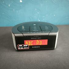 Used, Roberts Dreamtime 2 DAB+ Radio Digital Clock FM Radio Dual Alarm Radio Black for sale  Shipping to South Africa