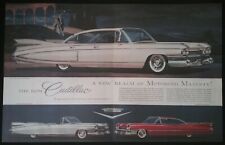  Cartel publicitario Cadillac 1959, historia del automóvil estadounidense (13) segunda mano  Embacar hacia Argentina