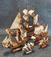 Collection 5-off Model Display Ships HMS Bounty Victory Mayflower  English Ship  for sale  LIVERPOOL