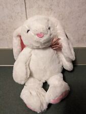 Orejas de felpa Goffa conejo de Pascua blanco rosa 14 pulgadas, usado segunda mano  Embacar hacia Argentina