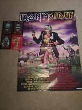 Iron Maiden UK Door Size Tour Poster & Art Cards comprar usado  Enviando para Brazil