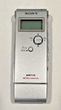 Used, Sony IC Recorder ICD-UX70 MP3 USB Dictation Silver 4" Excellent - Works Great for sale  Shipping to South Africa