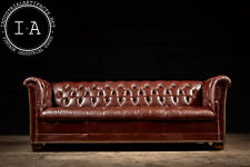 Antique oxblood chesterfield d'occasion  Expédié en Belgium