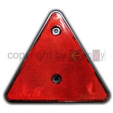 2x retro-reflector triangle red pendant trailer reflector left right NEW for sale  Shipping to South Africa