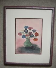 Blumenbild vase anemonen gebraucht kaufen  Buschhausen