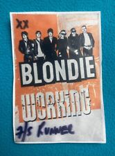 Blondie working backstage for sale  WOLVERHAMPTON