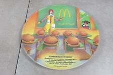 PRATO UNIVERSITÁRIO RONALD McDONALD HAMBURGER 1989 McDONALDS CORP. 9 1/2 POLEGADAS comprar usado  Enviando para Brazil