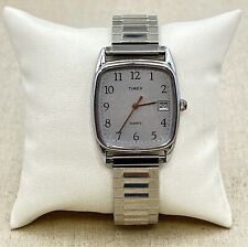 Vge Mens Quartz Watch W/Date Stainless Steal Back /Flex Band 29mm ￼Runs Great, used for sale  Shipping to South Africa