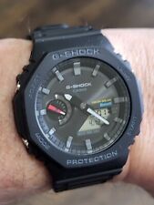Reloj Casio G-Shock analógico-digital resistente núcleo de carbono solar negro GAB2100-1A segunda mano  Embacar hacia Argentina