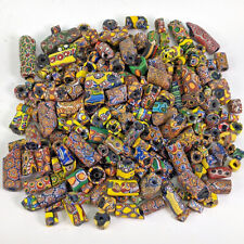 Big Lot 1.75lbs of Mixed Antique Venetian Millefiori Glass African Trade Beads for sale  Shipping to Canada