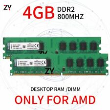 8GB 2x 4GB DDR2 PC2-6400U 800MHz AMD Desktop Memory RAM For Kingston ONLY AMD myynnissä  Leverans till Finland