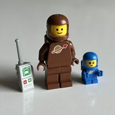 Lego Series 24 Brown Classic Spaceman Minifigure + Space Baby, used for sale  Shipping to South Africa