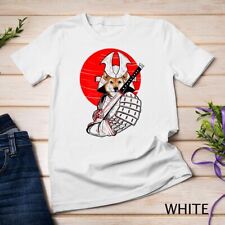 Camiseta unissex premium Shiba Inu Japanese Samurai Katana - Funny Dog Meme anime comprar usado  Enviando para Brazil