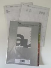 Filofax compatible dividers for sale  Shipping to Ireland