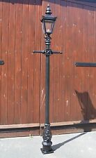USED Ex-Display 2.2m Victorian Lamp Post + Lantern Reclaimed Garden Lighting Set for sale  Shipping to Ireland