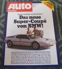 Auto Zeitung 14/1977 Alfetta GTV, 24 Std. Le Mans, BMW M1, Geländewagen, Poster segunda mano  Embacar hacia Argentina