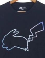 Camiseta masculina Uniqlo Pokemon M contorno preto gráfico novidade algodão manga curta comprar usado  Enviando para Brazil