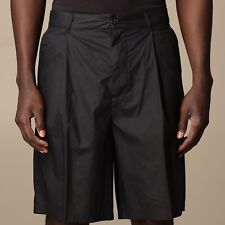 Emporio Armani men's cotton shorts size IT 52 black for sale  Shipping to South Africa