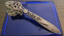 Usado, Cortador de papel marcador de página antigo prata esterlina 925 Jeanne d' Arc padrão. comprar usado  Enviando para Brazil