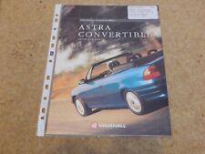 Vauxhall astra convertible for sale  STOURPORT-ON-SEVERN