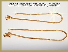 22k anklets traditional for sale  ILFORD
